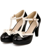 High Heels mit Retro-Schleifendekor